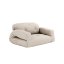 sofa HIPPO (futonová pohovka ) - rozměr: 140*200 cm, barva futonu: beige 747