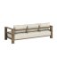 sofa BARE natural pine (pohovka z borovice) - barva: karup natural, barva futonu: soft chalk 640