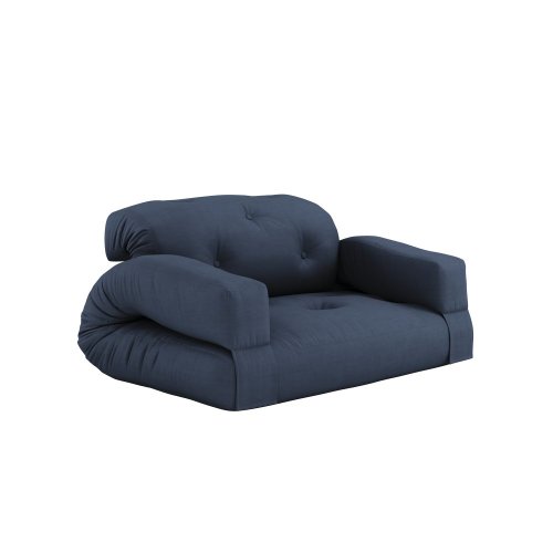 sofa HIPPO (futonová pohovka ) - rozměr: 140*200 cm, barva futonu: navy 737