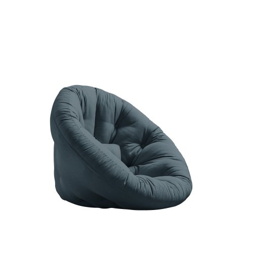 sofa NIDO (futonová pohovka) - rozměr: 90*180 cm, barva futonu: petrol blue 757
