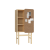SLIDE CABINET W. PINBOARD