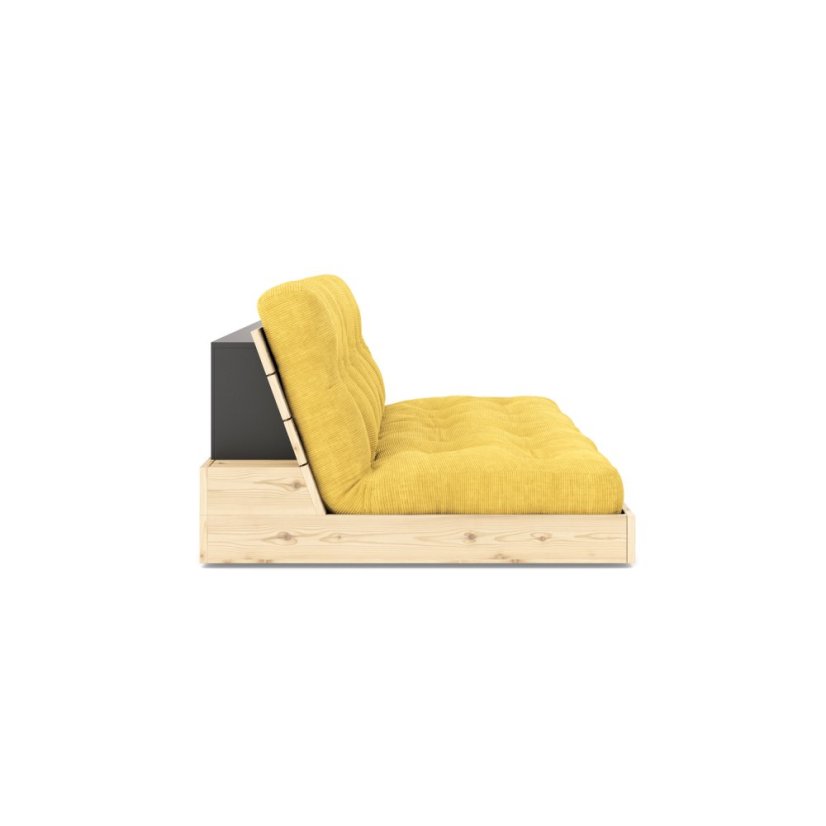 sofa BASE natural pine (pohovka z borovice) - barva: karup natural, barva futonu: beige 747
