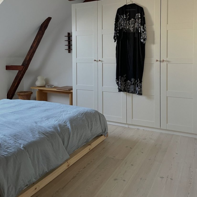 DOCK BED natural pine (postel z borovice) - rozměr: 140*200 cm, Barva: karup natural