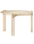 table STICKS TABLE HIGH (stolík) - barva: natural (lak), rozměr: 60x40 cm