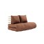 sofa SHIN SANO natural pine (futonová pohovka ) - Barva: karup natural, barva futonu: clay brown 759
