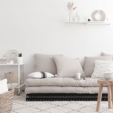 sofa CHICO - barva futonu - dark grey 734