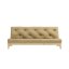 sofa FRESH natural pine (pohovka z borovice) - Barva: karup natural, barva futonu: wheat beige 758