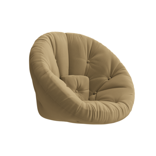 sofa NIDO (futonová pohovka ) - rozměr: 90*180 cm, barva futonu: wheat beige 758