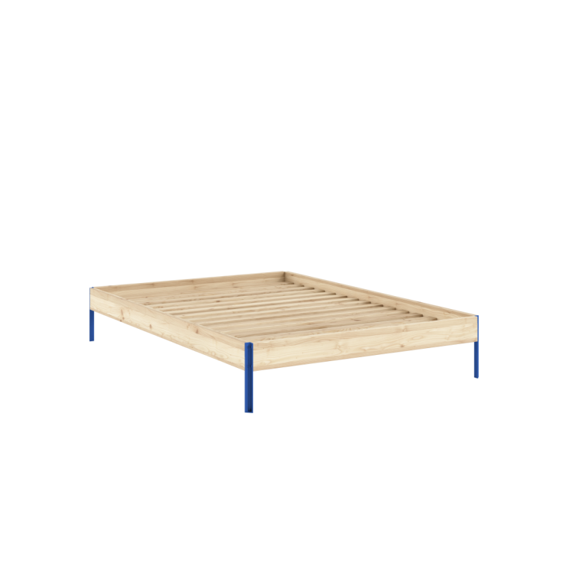 CORE BED natural pine (postel z borovice) - barva: karup natural, rozměr: 140*200 cm