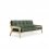 sofa GRAB natural pine (pohovka z borovice) - Barva: karup natural, barva futonu: petrol blue 757