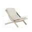 deckchair BOOGIE - lehátko (skládací) - barva: neošetřené (bez oleje, bez laku), rozměr: 65x88x75 cm, barva futonu: beach blue