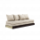 sofa CHICO natural tatami (pohovka) - Barva: karup natural, barva futonu: mocca 755