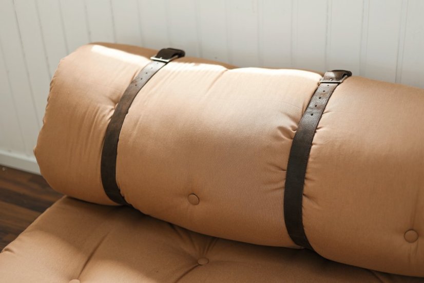 sofa BUCKLE-UP (futonová pohovka ) - rozměr: 140*200 cm, barva futonu: natural 701