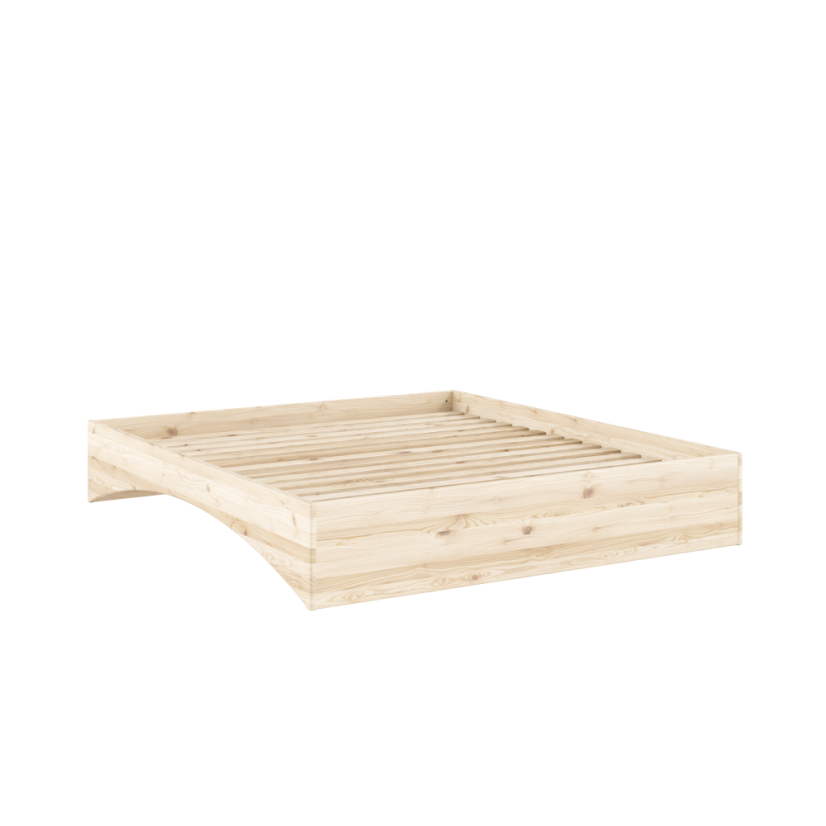 ORBIT BED natural pine (postel z borovice) - rozměr: 140*200 cm, Barva: karup natural