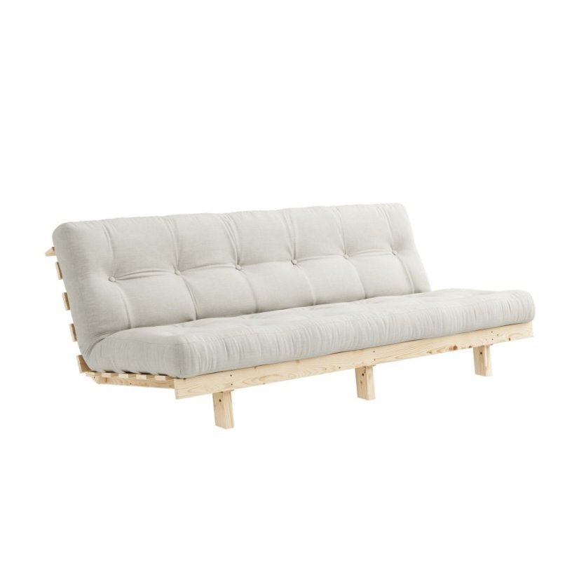 sofa LEAN natural pine (pohovka z borovice) - Barva: karup natural, barva futonu: natural 701