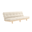 sofa LEAN natural pine (pohovka z borovice) - Barva: karup natural, barva futonu: linen 914