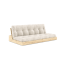 sofa BASE natural pine (pohovka z borovice) - Barva: karup natural, barva futonu: ivory 510