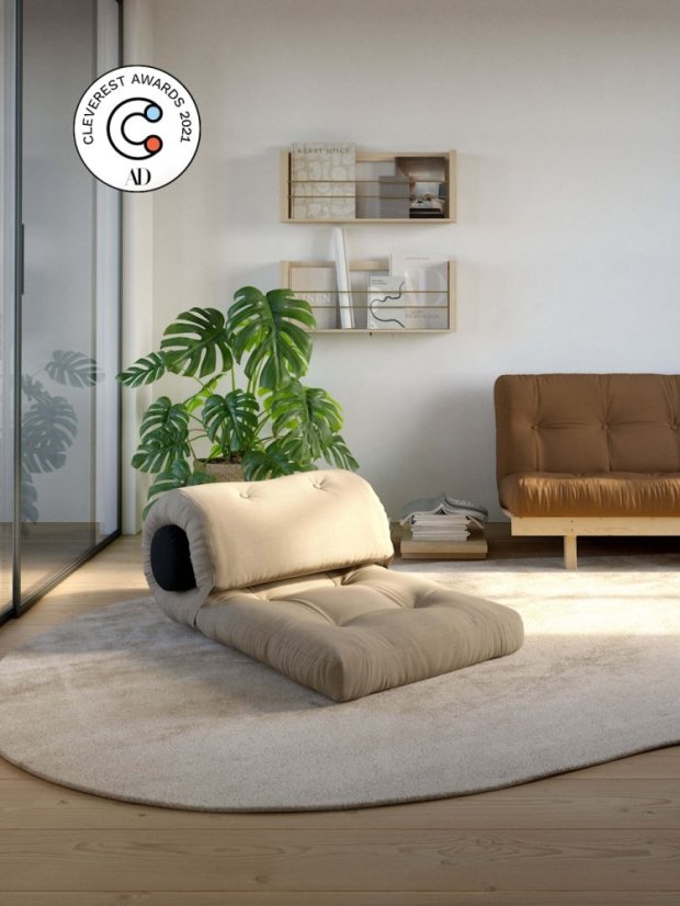WRAP - rozměr: 70x200x12 cm, barva futonu: natural