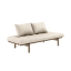 sofa PACE natural pine (pohovka z borovice) - Barva: karup carob, barva futonu: linen 914