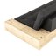 sofa BASE natural pine (pohovka z borovice) - barva: karup natural, barva futonu: beige 747