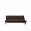 sofa FRESH natural pine (pohovka z borovice) - Barva: karup natural, barva futonu: brown 715