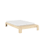 LAYERS BED BENCH natural pine (postel z borovice) - rozměr: 140*200 cm, Barva: karup natural