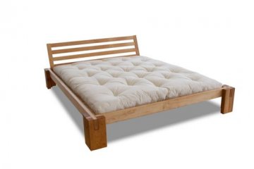 postel WOOD 03 - rozměr - 90*200 cm
