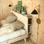 RETREAT BED natural pine (postel z borovice) - barva: karup natural, rozměr: 140*200 cm