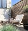 deckchair BOOGIE OUTDOOR - lehátko venkovní (skládací) - rozměr: 65x88x75 cm, Barva: olej (pro exteriér), barva futonu: white