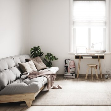 sofa FRESH - barva futonu - dark grey 734