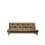 sofa FRESH natural pine (pohovka z borovice) - Barva: karup natural, barva futonu: light blue 744