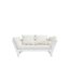 sofa BEAT natural pine (pohovka z borovice) - Barva: karup white, barva futonu: natural 701