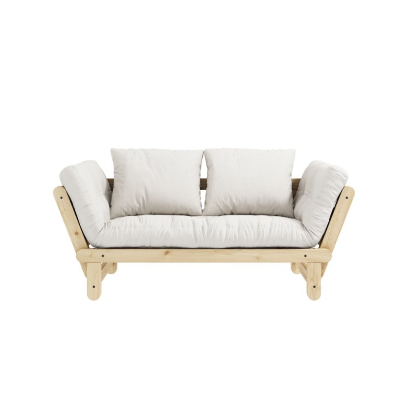 sofa BEAT natural pine (pohovka z borovice) - barva: karup natural, barva futonu: natural 701