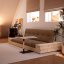 sofa BASE natural pine (pohovka z borovice) - barva: karup natural, barva futonu: beige 747