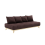 sofa SENZA DAYBED natural pine (pohovka z borovice) - rozměr: 90*200 cm, barva futonu: petrol blue 757