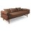 Le MAR Folding Daybed (skládací lenoška z buku) - rozměr: 201x74 / 144x55 cm, Barva: caramel (lněný olej), barva futonu: beige