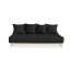 sofa SENZA DAYBED natural pine (pohovka z borovice) - rozměr: 90*200 cm, barva futonu: dark grey 734