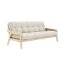 sofa GRAB natural pine (pohovka z borovice) - Barva: karup natural, barva futonu: ivory 510
