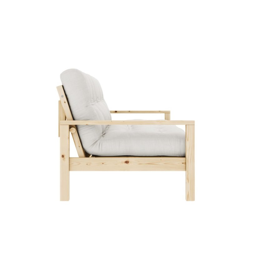 sofa KNOB natural pine (pohovka z borovice) - Barva: karup natural, barva futonu: natural 701