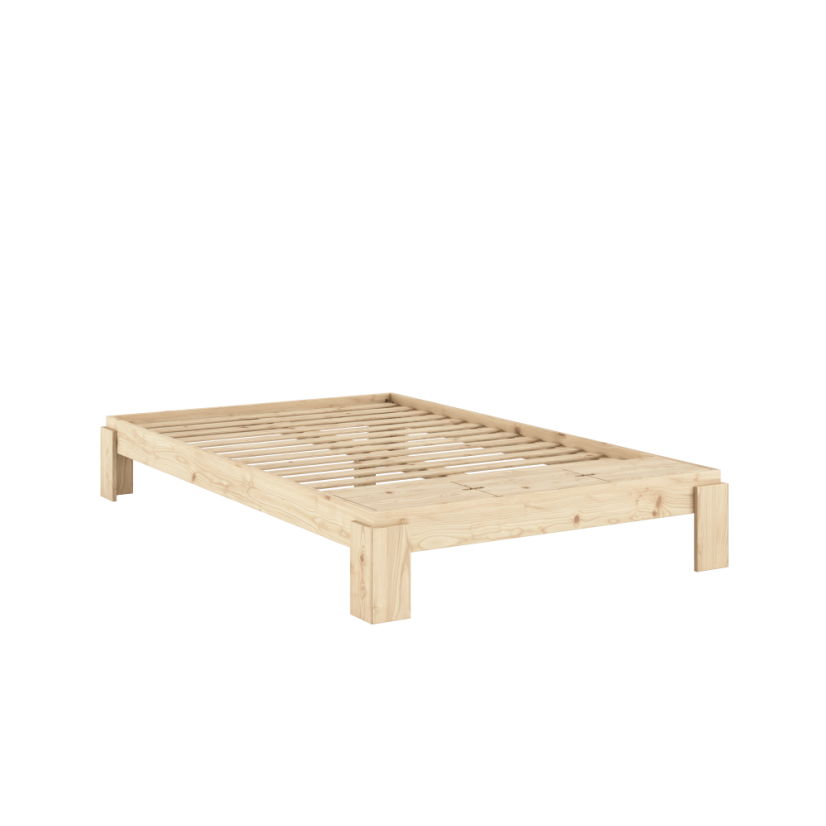 LAYERS BED BENCH natural pine (postel z borovice) - barva: karup natural, rozměr: 140*200 cm