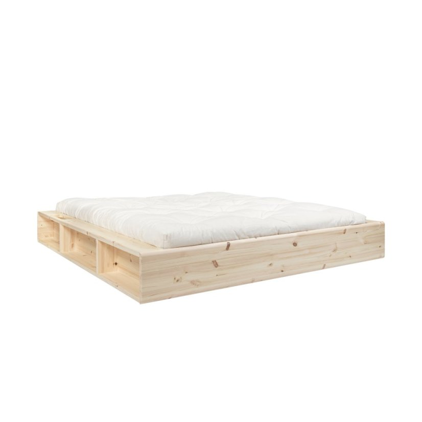 ZIGGY BED natural pine (postel z borovice) - barva: karup natural, rozměr: 140*200 cm
