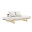 sofa BEAT natural pine (pohovka z borovice) - barva: karup natural, barva futonu: natural 701