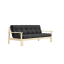 sofa UNWIND natural pine (pohovka z borovice) - Barva: karup natural, barva futonu: dark grey 734