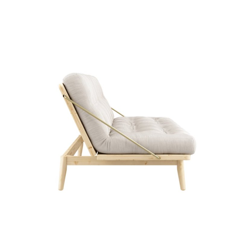 sofa FOLK natural pine (pohovka z borovice) - barva: karup natural, barva futonu: natural 701