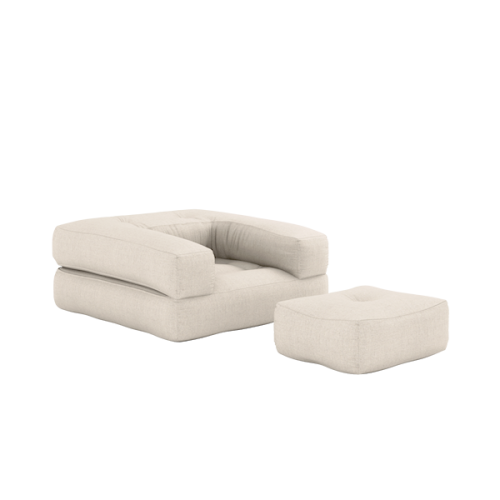 sofa CUBE (futonová pohovka) - rozměr: 90*190 cm, barva futonu: linen 914