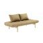 sofa PACE natural pine (pohovka z borovice) - Barva: karup natural, barva futonu: wheat beige 758