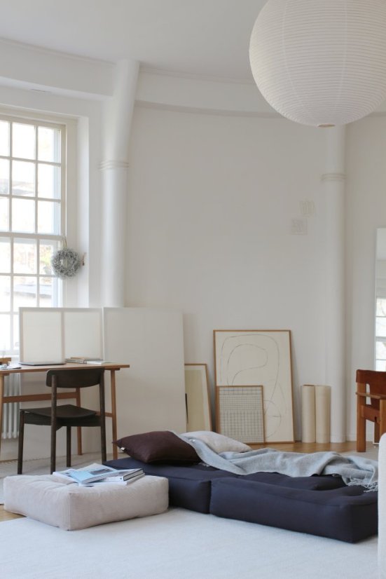 sofa CUBE (futonová pohovka) - rozměr: 90*190 cm, barva futonu: brown 715