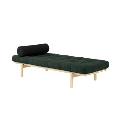 sofa NEXT daybed natural pine (pohovka z borovice) - Barva: karup natural, barva futonu: seaweet 512