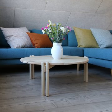 Stoly - barva - poppy red (lak)