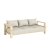 sofa BARE natural pine (pohovka z borovice)